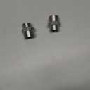 Beduan Stainless Steel Reducing Coupling Adapter 3/4" NPT Female x 1/2" NPT Female Hex Coupler Pipe Fitting for Air Water Gas Oil(Pack of 2)