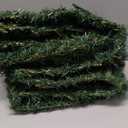 Christmas Garland 9 Ft by 12 Inch Prelit Fraser Fir Xmas Garland with 50 Lights 550 Tips, Real Like Lush and Classics Green Style for Indoor Outdoor Home Decoration