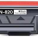 TN820 TN-820 Toner Cartridge 1-Pack Compatible TN820 Black Toner Cartridge Replacement for Brother TN820 TN-820 MFC-L6800DW HL-L6200DW MFC-L5900DW MFC-L5800DW Toner Printer.