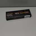 1 Inch Mini Travel Curling Iron, 100-240V Travel Dual Voltage Curling Iron for Short Hair with 5 Heat Settings, Small Curling Wand with Temperature Memories and Lock, Rose Gold