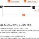 Recliner Replacement Parts with Pull Handle and Release Cable (2-Sets), Repair Recliner Mechanism Parts Compatible with Most Furniture of Recliner Sofa Couch Chair