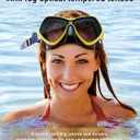 Fawater Swim Goggles with Nose Cover, Anti-Fog and Anti-Leak Clear Snorkeling Mask for Adults and Teens, 9 Colors (1 Pack Yellow)