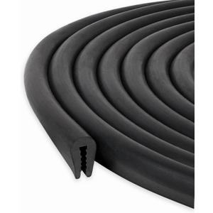 Rubber Edge Trim, Fits Edge up to 1/16 inch (1.6mm), Length 10 Feet (3.05 Meter)