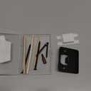 Extended Strike Plate 2" x 2-1/4", Heavy Duty Version with Torx/Star Screws & Bit, Extender Lip Door Latch Striker, Exterior/Interior Door Restorer Kit (Matte Black, 1 Pack)