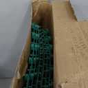 Drainage Tiles Modular Interlocking Floor Tiles with 1 Pc Plastic Hammer 12" x 12" Cushion Mat Non Slip Rubber Floor mat with Holes for Pool Bathroom Deck Kitchen Patio(Dark Green,12 Pack)