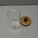 Glass Jars with wooden lids for spices, sugar, beans, nuts or pasta (30oz (900ml))