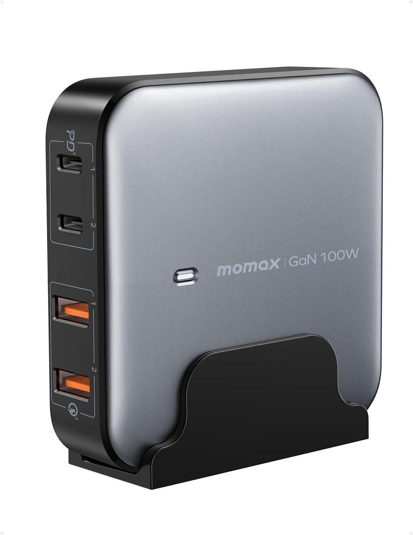 Momax Oneplugg 100 W 4-port Gan Desktop Charger