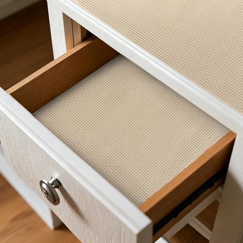 MAQIHAN Drawer Shelf Cabinet Liner - 11.8" x 98" Non Adhesive Shelf Rubber Liners for Kitchen Cabinets Cupboard Shelves Bathroom Drawers Pantry Table Desk Storage Organizer