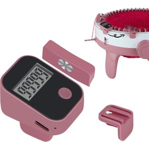 Rechargeable Knitting Machine Counter, Row Counter for Knitting, Suitable for 32, 40 and 48 Needles, Charges Quickly and Install Easily, Knitting Machine Accessories