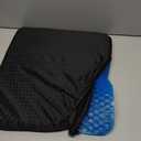 Gel Seat Cushion, Cooling seat Cushion (Super Large & Thick), Breathable Honeycomb Design Absorbs Pressure Points Seat Cushion, Gel Cushion for Office Chair, Home Car seat Cushion for Wheelchair