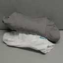 Biloban Pack and Play Sheets Fitted, 2 Pack Pack and Play Sheet Fits for Graco Pack n Play Mattress, Neutral Playard Sheets for Baby Boys and Girl, Grey & White