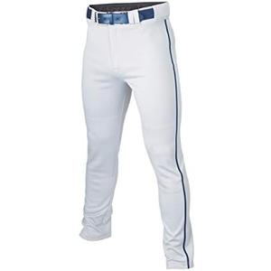 Easton Men's Rival+ Baseball Pants | Full Length Semi-Relaxed Fit | Adult Sizes | Piped | Multiple Colors, Large