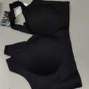 LetsJoli Bras for Women Supportive Wireless Push Up Bra Full Coverage No Underwire Seamless Plus Size for Older Women 4XL