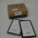 4x6 Picture Frame Matte Black Modern Simple Thin Aluminum Metal Photo Frame with HD Real Glass, Display for Tabletop and Wall Collage. (2 Pack)