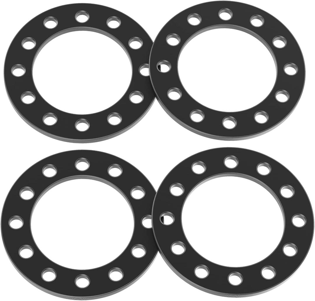 6x5.5 6x139.7 6x135 Universal Wheel Spacers 1/4" (6mm), 4PCS Forged Wheel Adapters for Chevy Silverado Suburban Tahoe/ GMC Sierra Savana Yukon/ Ford F150 Expedition/ Toyota Tacoma 4Runner FJ Cruiser