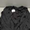 Shiaili Long Plus Size Cardigans for Women Easy to Wear Open Front Clothing (1X, 3/4 Sleeve Black)