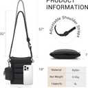 ACUARIO Small Crossbody Bag for Women, Nylon Crossbody Bags, Trendy Women's Purse Sling Bag Handbag for Travel, gym, shopping
