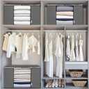 Non-Woven Clothes Storage Bag 90L - Large Capacity Dustproof Organizer with Clear Window for Seasonal Wardrobe