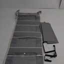 Over The Door Organizer 5-Shelves and 10 Side Pockets, Over The Door Storage for Bathroom Bedroom Nursery, Hanging Door Organizer for Baby Diapers and Kids Toys (13"x5"x44", Grey)