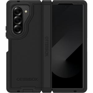 OtterBox Galaxy Z Fold6 Defender Series XT Case - Black, screenless, Rugged Hinge Protection, Lanyard Attachment, PowerShare and Wireless Charging Compatible