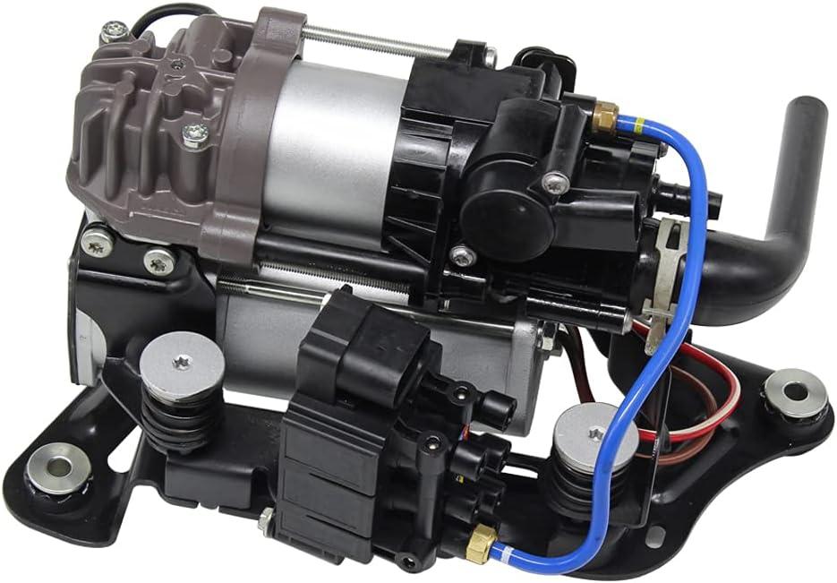 Air Suspension Compressor Pump With Valve Block Compatible with BMW 7 Series G11 G12 740i 750i 760i 2016-2019 37206861882 37206884682 4154039200 4154034300