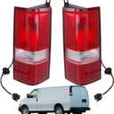 munirater 1 Pair of Tail Lights Left and Right Side Replacement for 2003-2023 Express/Savana Rear Brake Lamps 84216114, 23338319 84639024, 23338320