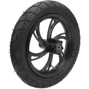 12in Electric Scooter Wheel, Scooter Tire with Wheel Hub Rubber Tyre Replacement 12 1/2X2 1/4