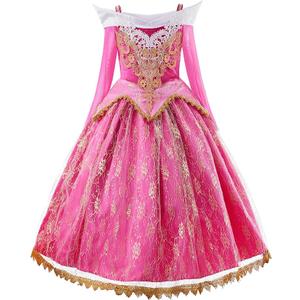 JerrisApparel Girls Pink Princess Costume Halloween Cosplay Party Dress up