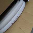 Mini Split Line Set 1/4" & 1/2" Insulated Copper Aluminum Line Set -16FT Copper Aluminum Pipes,Mini Split Air Conditioner (1/4+1/2)