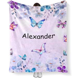 Diyrap Personalized Baby Blanket for Boys (50*60in, Style22)