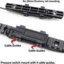 Remote Pressure Switch Mount Plate Aluminum for ST07 Scout M300 M600 Tape Switch Mounting