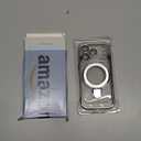 Magnetic for iPhone 17 Pro Case with Invisible Stand[Compatible with MagSafe][Full Camera Lens Protector][Military Drop Protection] Shockproof Not Yellowing Clear Slim Soft for Women Men (Silver)