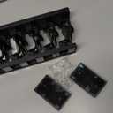 Hat Organizer for Baseball Caps Hold Up to 40 Hats, 2 Pack Hat Rack for Wall, Strong Adhesive Hat Storage Display Holder for Closet Door and Wall (Black)