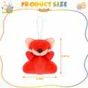 24PCS Mini Plush Animals Toys for Easter Eggs Fillers, Easter Egg Hunt for Kids Toddlers, Easter Gifts for Easter Classroom Prizes, Easter Basket Stuffers Party Favor Classroom Exchange Prize