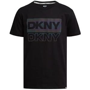 DKNY Boys' Graphic Tee - Soft and Breathable Classic Crewneck Short Sleeve Pullover T-Shirt for Boys (Size: XL)
