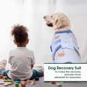 Kuoser Recovery Suit for Dogs Cats After Surgery, Professional Pet Recovery Shirt Dog Abdominal Wounds Bandages, Substitute E-Collar & Cone,Prevent Licking Dog Onesies Pet Surgery Recovery Suit (XS)
