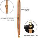 Vachetta Leather Replacement Adjustable Shoulder Strap for L V Handbag Replacement Bag Strap
