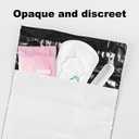 Tampon Disposal Bags, Self-Adhesive Sealing and Odor-Proof, White Opaque, 8.7 x 3.9, Pack of 200