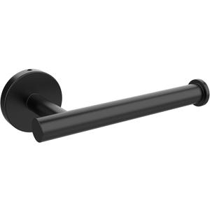 SetSail Toilet Paper Holder Wall Mount Screw-in Matte Black Bathroom Toilet Paper Roll Holders Stainless Steel Tissue Holder for Bathroom Hardware Accessories, Drill Hole