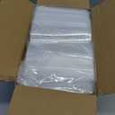 Spartan Industrial - 5 X 5 (1000 Count) 2 Mil Clear Reclosable Zip Plastic Poly Bags with Resealable Lock Seal Zipper
