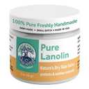 100% Pure Lanolin, Handmade in USA, Unrefined Balm, Dry & Itchy Skin, Cracked Lips, Breastfeeding, Nipple Cream, Baby Care, Moisture-Rich, Nursing Essentials & Petroleum-Free, for Hands, Face & Body (2 Ounce)
