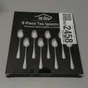 8-Piece 6.7 Inch Salad Forks Set,Durable Dishwasher Safe Stainless Steel Dessert Forks,Silverware Fork,Flatware Fork For Home Kitchen