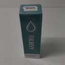 32 oz Glass Water Bottles - 1 Liter Motivational Tumbler Water Bottle Time Marker - Borosilicate Glass Water Bottle With Silicone Sleeve and 2 Lids, Handle Spout & Bamboo Straw Lid (Purple)