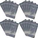 XunLiu Stand-Up Al-Foil PE Bag Zip Lock Bags Reusable Airtight Storage Bags (50, 12cmX20cm+4cm/0.14mm), Pack Of 2