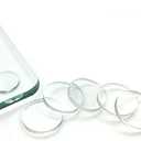 Extremely Soft Clear Glass Table Top Bumper Non-Adhesive,Glass Table Top Spacer,  5 PCS