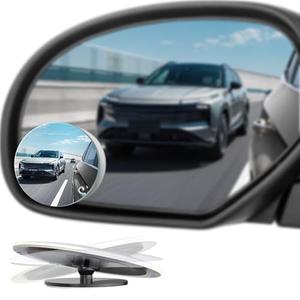 BFXM Blind Spot Mirrors 2 Pack, Frameless Side Mirror Blindspot Convex HD Glass Car Accessories, Side View Mirror Blindspot with Wide Angle Adjustable Stick for Car SUV and Trucks