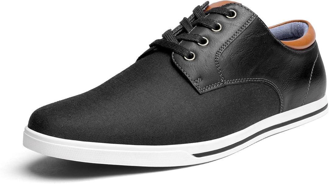 Bruno Marc Men's Rivera Oxfords Shoes Sneakers (9, Black)