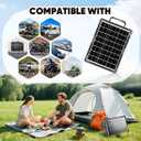 20W Solar Powered Battery Charger & Maintainer, Built-in Smart MPPT Charge Controller, Waterproof 12V Solar Panel Trickle Charging Kits for Car Boat Trailer RV Marine