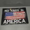 2 x No Kings in America Yard Sign, Double Sided, 12 x 18 inches, Weatherproof Corrugated Plastic with H Stakes