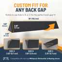 30 Slide In Range Gap Filler Kit, Slide-In Range Rear Gap Filler & Range Trim Kit, Universal Stove Gap Cover Between Stove and Wall Guard, Aluminum Cooktop Trim Kit for Whirlpool & Most Brands, Black